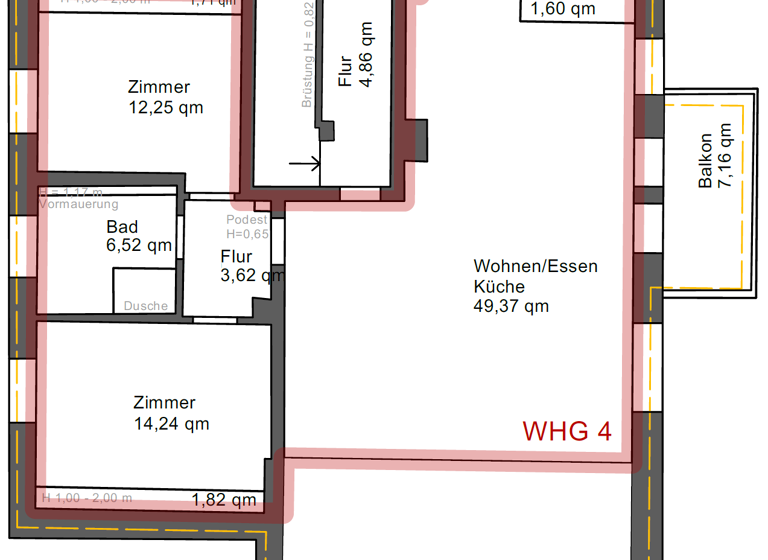 Maisonette zur Miete 1.400 € 3 Zimmer 93,7 m² 2 Geschosse frei ab sofort Aisch Adelsdorf 91325