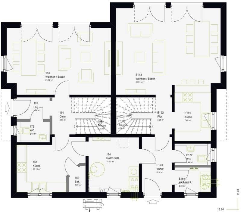 Mehrfamilienhaus zum Kauf provisionsfrei 912.829 € 8 Zimmer 241 m²<br/>Wohnfläche 480 m²<br/>Grundstück Gärtringen Gärtringen 71116