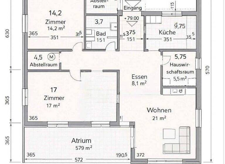 Bungalow zum Kauf 269.000 € 3 Zimmer 91 m² 150 m² Grundstück Querum Braunschweig 38108