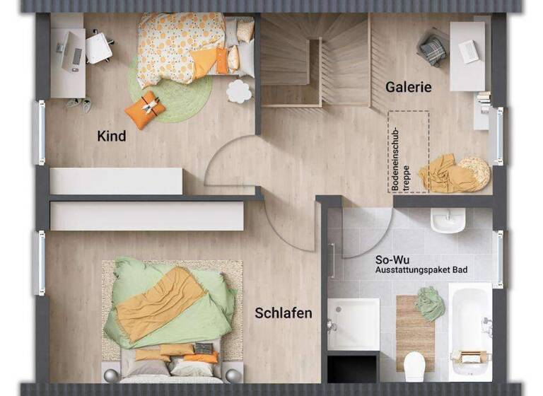 Einfamilienhaus zum Kauf - Erstbezug provisionsfrei 353.182 € 3 Zimmer 90 m² 619 m² Grundstück Osloß 38557
