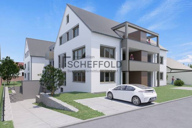 Wohnung zum Kauf - Neubau provisionsfrei 379.900 € 3,5 Zimmer 86,2 m² EG Blochingergasse 5 Rißtissen Ehingen (Donau) 89584