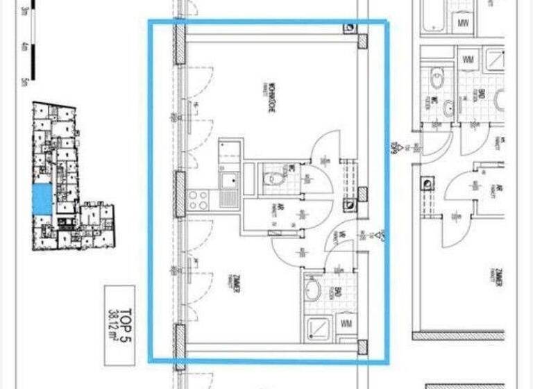 Wohnung zur Miete 820 € 2 Zimmer 40 m² 2. Geschoss Hernalser Hauptstraße 22 Wien 1170