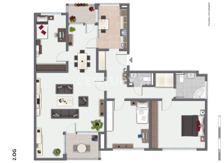 Wohnung zum Kauf 269.000 € 4 Zimmer 112 m² 2. Geschoss Lücklemberg Dortmund 44229