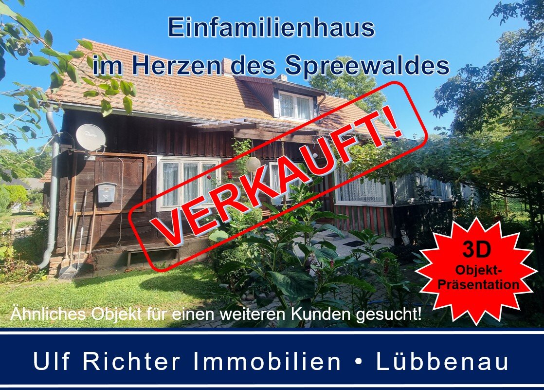 Einfamilienhaus zum Kauf 450.000 € 6 Zimmer 130 m²<br/>Wohnfläche 1.568 m²<br/>Grundstück Lehde Lübbenau/Spreewald 03222