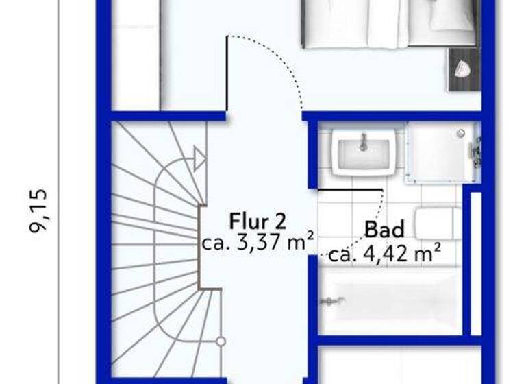 Reihenmittelhaus zum Kauf 550.000 € 5 Zimmer 108,7 m² 150 m² Grundstück Rahlstedt Hamburg 22143