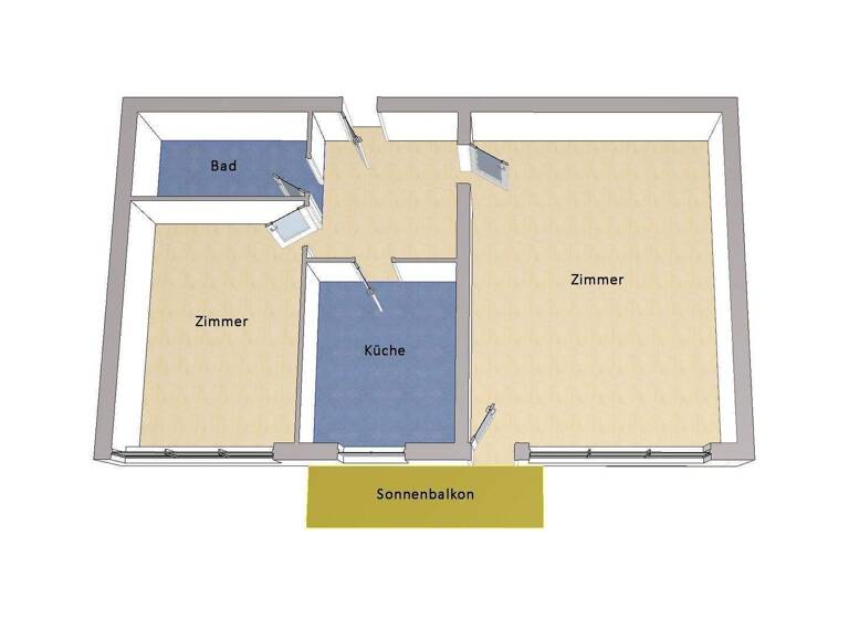 Wohnung zum Kauf 215.000 € 2 Zimmer 54 m² Zehlendorf Berlin 14165