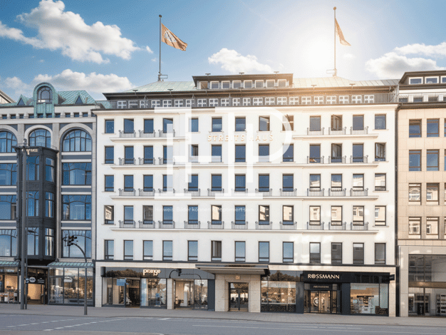 Büro zur Miete 22,50 € 533 m² Bürofläche teilbar ab 148 m² Jungfernstieg 38 Neustadt Hamburg 20354