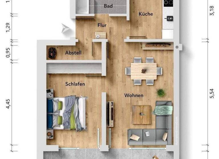 Wohnung zum Kauf 108.000 € 2 Zimmer 53 m² 2. Geschoss frei ab sofort Xaver Brunner Str. 1 Griesbach Bad Griesbach i.Rottal 94086