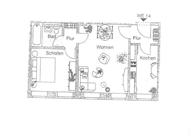 Wohnung zum Kauf 59.500 € 2 Zimmer 50 m² Dorotheenstraße 16 Schloßchemnitz Chemnitz 09113
