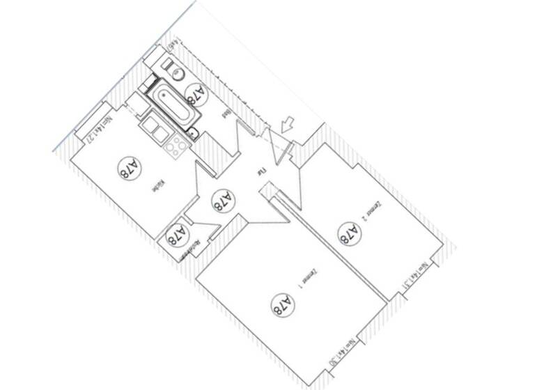 Wohnung zum Kauf provisionsfrei 248.000 € 2 Zimmer 42,3 m² EG Werner-Kube-Str. 18 Prenzlauer Berg Berlin 10407