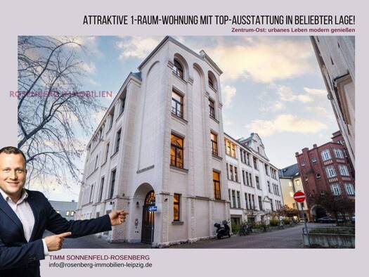 Wohnung zum Kauf 99.900 € 1 Zimmer 27,3 m² 1. Geschoss frei ab sofort Paul-List-Straße 26 WE29 Zentrum-Ost Leipzig 04103