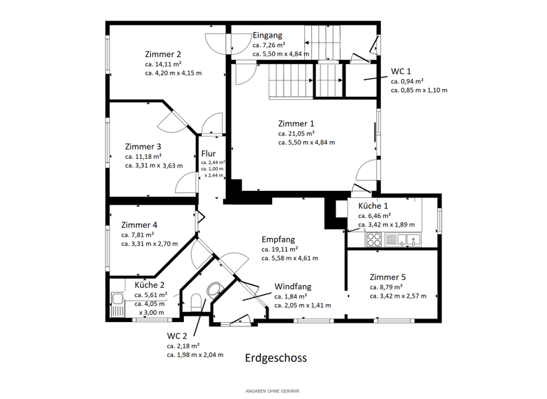 Mehrfamilienhaus zum Kauf 390.000 € 11 Zimmer 250 m² 600 m² Grundstück Kamenz 01917