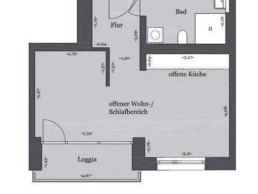 Wohnung zur Miete 483 € 1,5 Zimmer 40,3 m² 2. Geschoss frei ab 01.02.2026 Rosalind-Franklin-Allee 58 Bemerode Hannover 30539