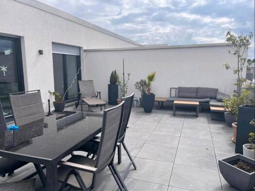 Penthouse zur Miete 1.420 € 2 Zimmer 105 m² Geschoss 3/3 frei ab 01.10.2026 Rautheim Viewegsgarten - Bebelhof 38126