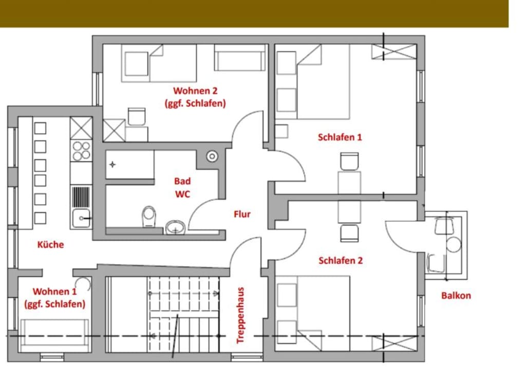 Wohnung zur Miete Wohnen auf Zeit 3.375 € 4 Zimmer 80 m²<br/>Wohnfläche 23.12.2024<br/>Verfügbarkeit Frankfurter Straße Eglosheim Ludwigsburg 71634