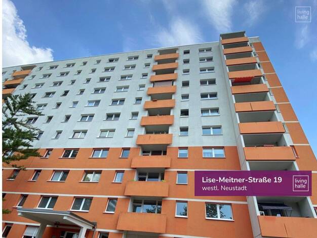 Wohnung zur Miete 525 € 4 Zimmer 70 m² 10. Geschoss Lise-Meitner-Straße 19 Nördliche Neustadt Halle 06122