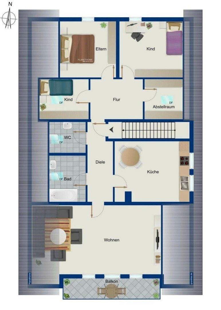 Wohnung zum Kauf provisionsfrei 396.000 € 4,5 Zimmer 146 m²<br/>Wohnfläche 2.<br/>Geschoss Hagenheim Hofstetten OT Hagenheim 86928