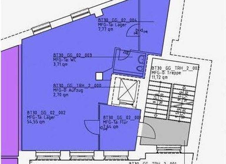Lagerhalle zur Miete 5,50 € 79,7 m² Lagerfläche Wilsdruffer Vorstadt/Seevorstadt-West Dresden 01067