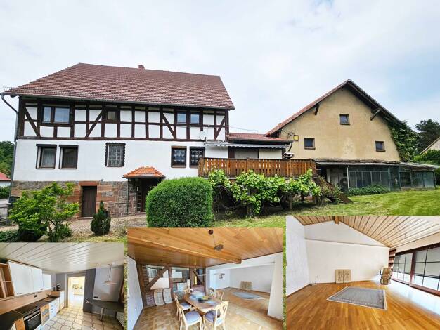 Einfamilienhaus zum Kauf provisionsfrei 159.000 € 7 Zimmer 225 m² 1.348 m² Grundstück frei ab sofort Herbelhausen Gemünden 35285