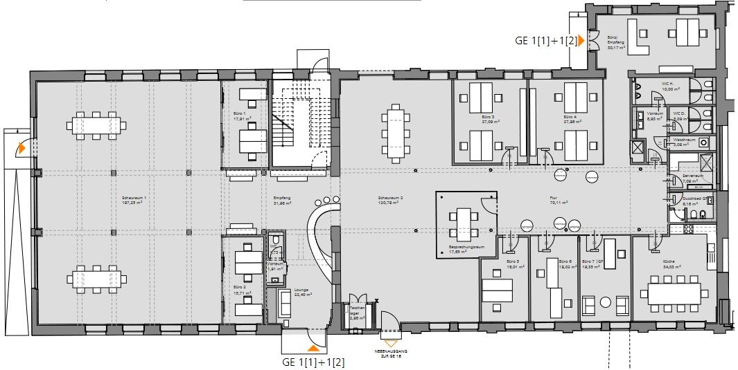 Bürofläche zur Miete provisionsfrei 13,50 € 822 m²<br/>Bürofläche Erkrath - Mitte Erkrath 40699