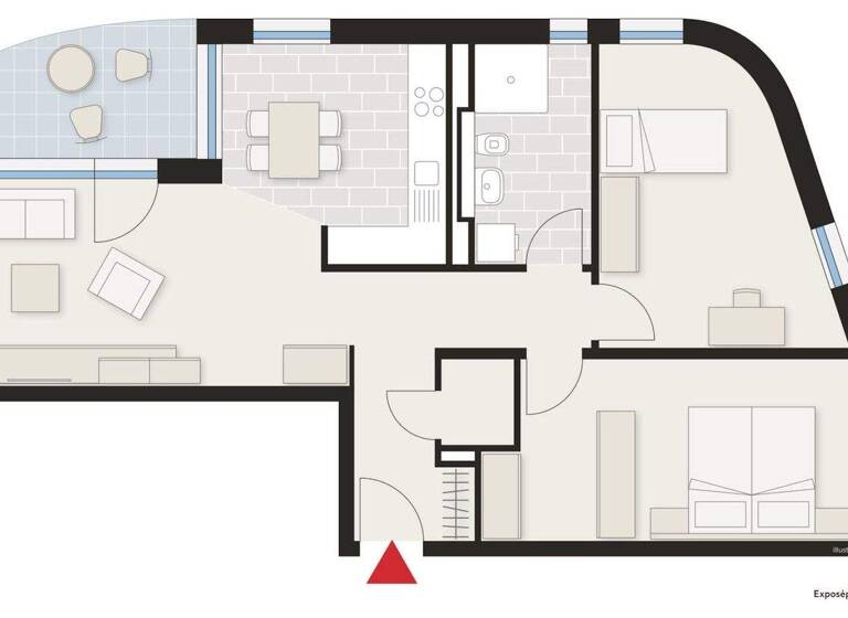 Wohnung zur Miete - Erstbezug 1.070 € 3 Zimmer 85,4 m² 1. Geschoss frei ab sofort Manfred-Weinmann-Ring 8 Neckargartach Heilbronn 74078