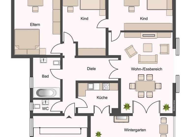 Terrassenwohnung zum Kauf 330.000 € 4 Zimmer 125,2 m² Auf dem Rosenberg 13b Hoffnungsthal Rösrath 51503