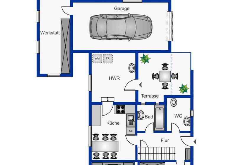 Einfamilienhaus zum Kauf 199.000 € 6 Zimmer 104 m² 536 m² Grundstück Dornum 26553