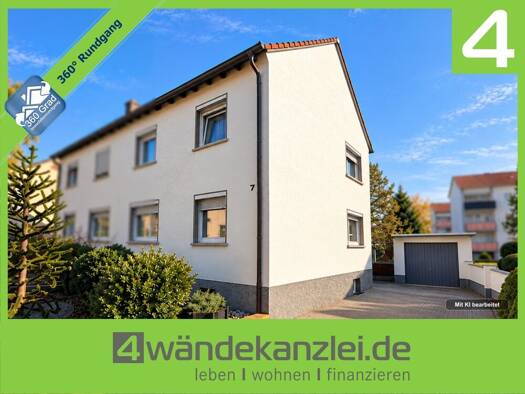 Doppelhaushälfte zum Kauf 370.000 € 4 Zimmer 105 m² 443 m² Grundstück Flomersheim Frankenthal (Pfalz) 67227