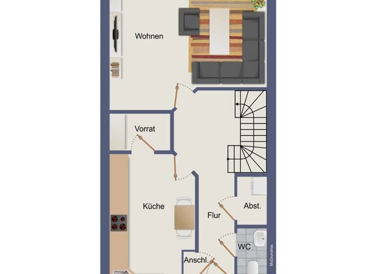 Reihenmittelhaus zum Kauf 209.000 € 4 Zimmer 101 m² 155 m² Grundstück Innenstadt Aurich 26603