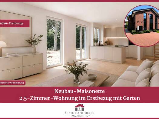Maisonette zur Miete - Erstbezug 1.770 € 2,5 Zimmer 74 m² frei ab 01.09.2026 Rahlstedt Wandsbek 22145