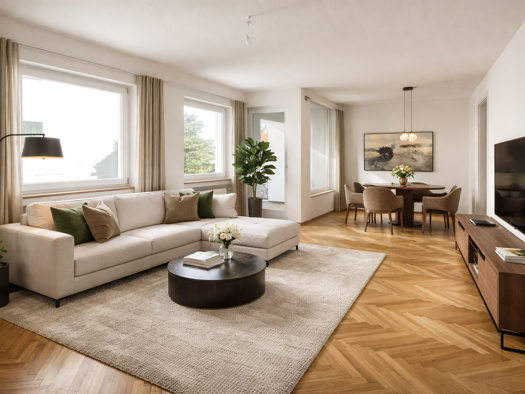 Wohnung zur Miete 1.150 € 4 Zimmer 109 m² 2. Geschoss frei ab sofort Nordring 171 Großreuth h d Veste Nürnberg 90409