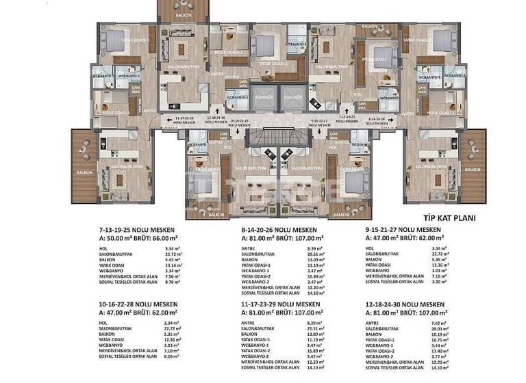Studio zum Kauf 78.500 € 2 Zimmer 66 m² EG Antalya 07900