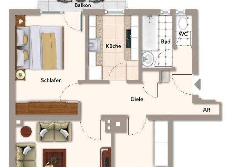 Wohnung zur Miete 930 € 3 Zimmer 74,3 m² 3. Geschoss frei ab 15.03.2026 Wöhrd Nürnberg 90489
