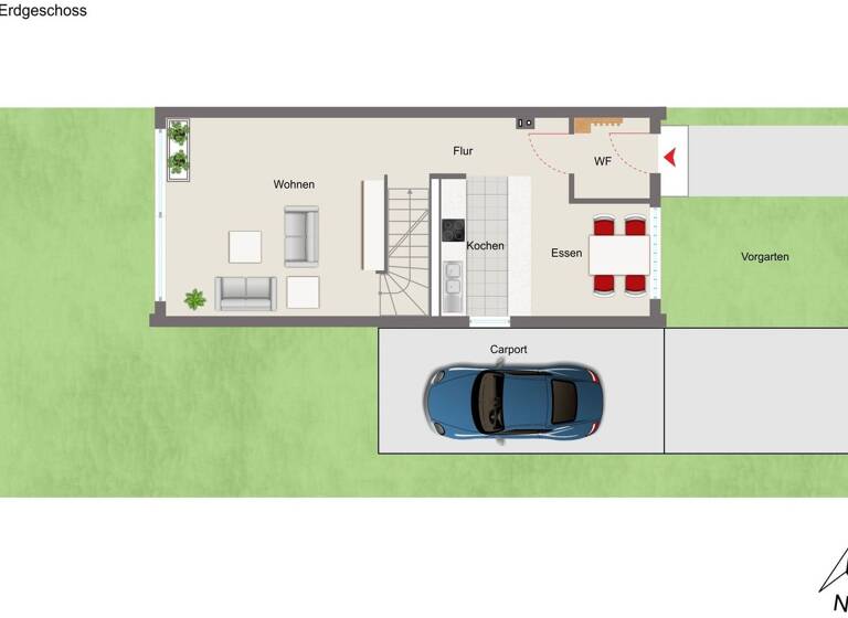 Doppelhaushälfte zum Kauf 210.000 € 4 Zimmer 93 m² 252 m² Grundstück Tarmstedt 27412