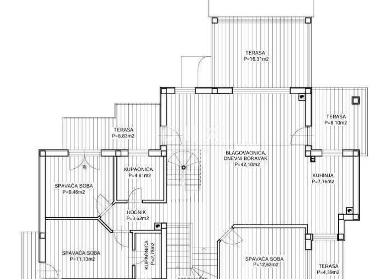 Wohnung zum Kauf 575.000 € 5 Zimmer 155 m² 2. Geschoss Murter-Kornati