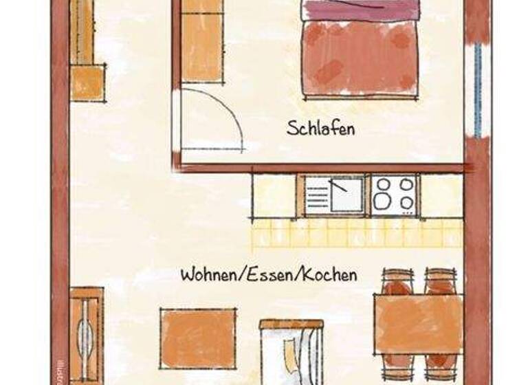 Wohnung zum Kauf 291.000 € 2,5 Zimmer 51 m² 2. Geschoss Schluchsee 79859