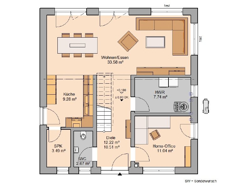 Einfamilienhaus zum Kauf 416.900 € 5 Zimmer 143 m²<br/>Wohnfläche 500 m²<br/>Grundstück Bachstedt Markvippach 99195