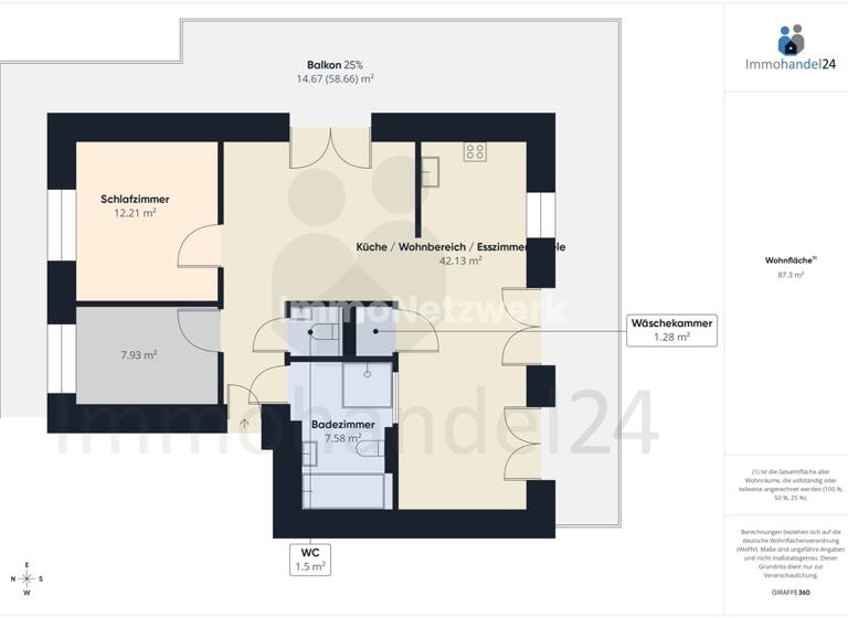 Wohnung zum Kauf 390.000 € 3 Zimmer 88 m² Boisdorfer Siedlung Düren / Rölsdorf 52355