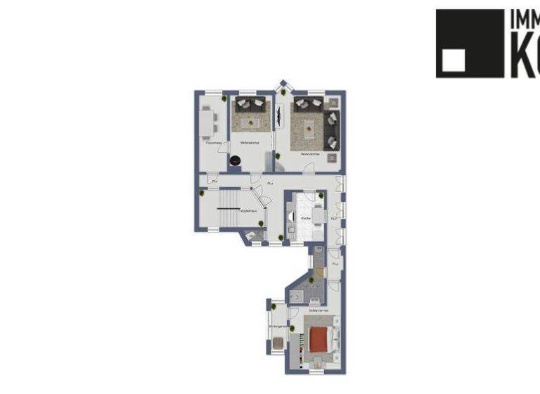 Wohnung zum Kauf 420.000 € 4 Zimmer 118,4 m² 2. Geschoss Coburg 96450