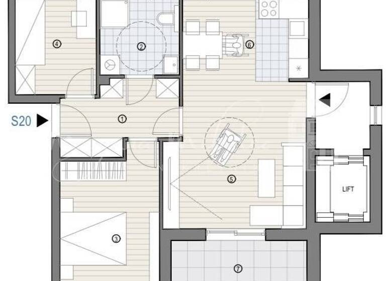 Wohnung zum Kauf 239.436 € 5 Zimmer 67 m² 1. Geschoss Gornji grad - Medvescak