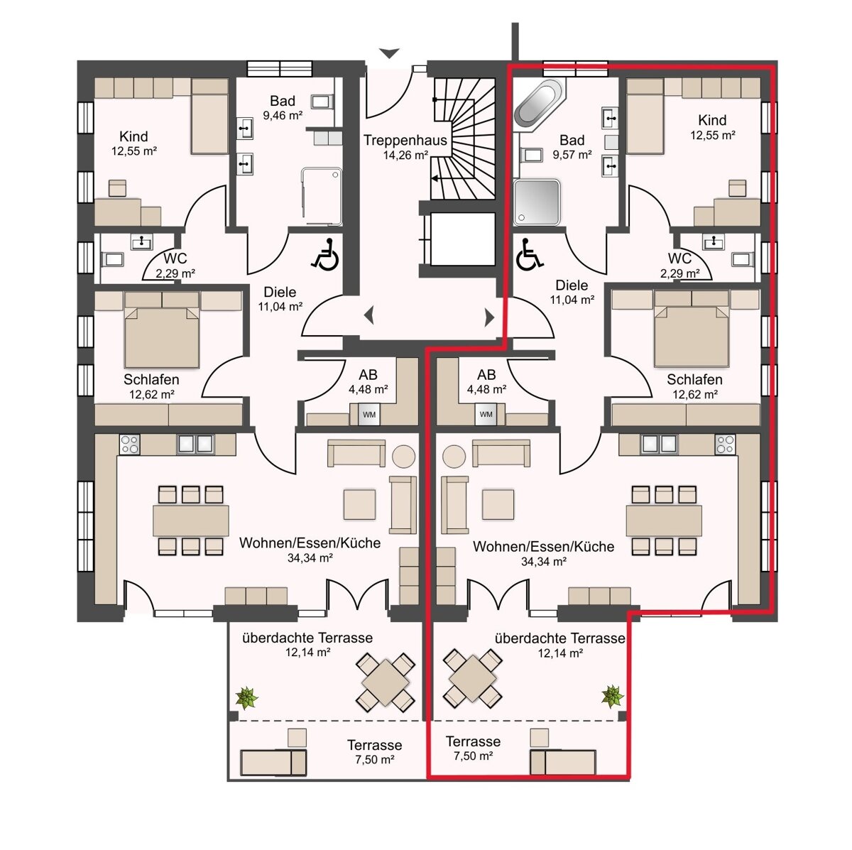 Wohnung zum Kauf 395.000 € 3 Zimmer 95,2 m²<br/>Wohnfläche Quelle Bielefeld / Quelle 33649