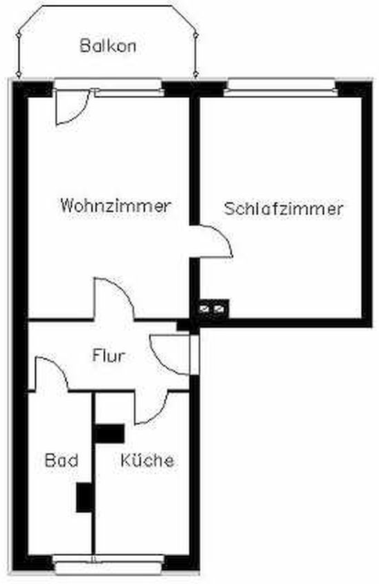 Wohnung zur Miete 299 € 2 Zimmer 48,5 m²<br/>Wohnfläche 3.<br/>Geschoss Comeniusstraße 16 Neundorfer Vorstadt Plauen 08523