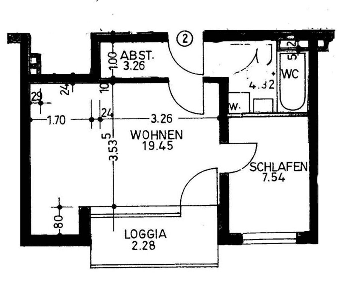 Wohnung zum Kauf 119.000 € 2 Zimmer 35,7 m²<br/>Wohnfläche 1.<br/>Geschoss Hardhöhe 111 Fürth 90766