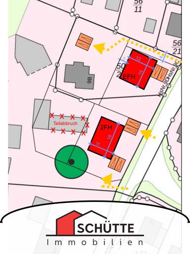 Grundstück zum Kauf 164.000 € 644 m² Grundstück Barkener Weg 9 Moordeich Stuhr 28816