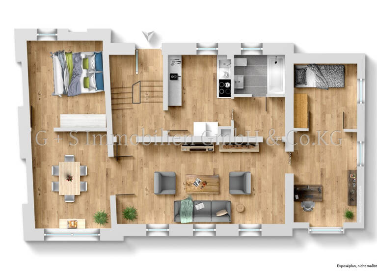 Mehrfamilienhaus zum Kauf 365.000 € 8 Zimmer 173 m² 316 m² Grundstück Braunschweig 38118