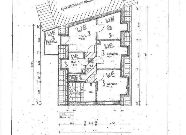 Wohnung zum Kauf 169.000 € 3 Zimmer 65 m² Ansbach 91522