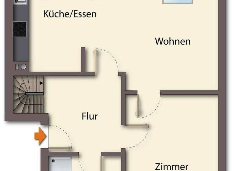 Wohnung zur Miete 695 € 3 Zimmer 78 m² frei ab sofort Leer 26789