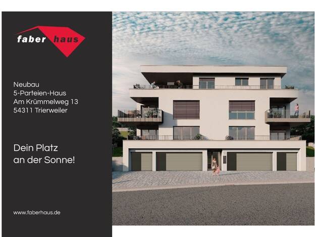 Wohnung zum Kauf - Erstbezug provisionsfrei 490.500 € 3 Zimmer 108 m² 2. Geschoss frei ab 01.01.2027 Am Krümmelweg 13 Trierweiler Trierweiler 54311