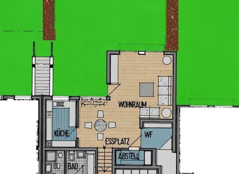 Wohnung zum Kauf 397.000 € 4,5 Zimmer 104,1 m² Heutingsheim Freiberg am Neckar 71691