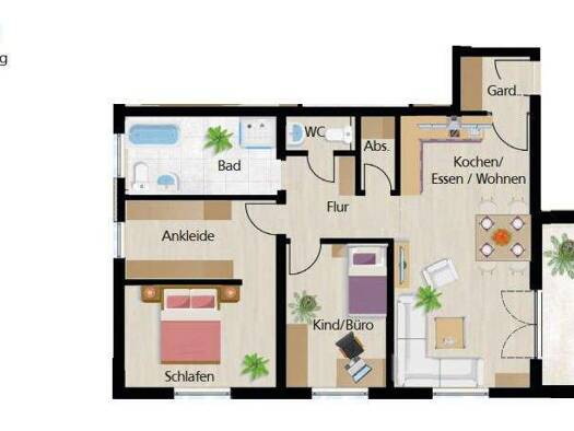 Wohnung zum Kauf 4,5 Zimmer 99,1 m² Creglingen Creglingen 97993